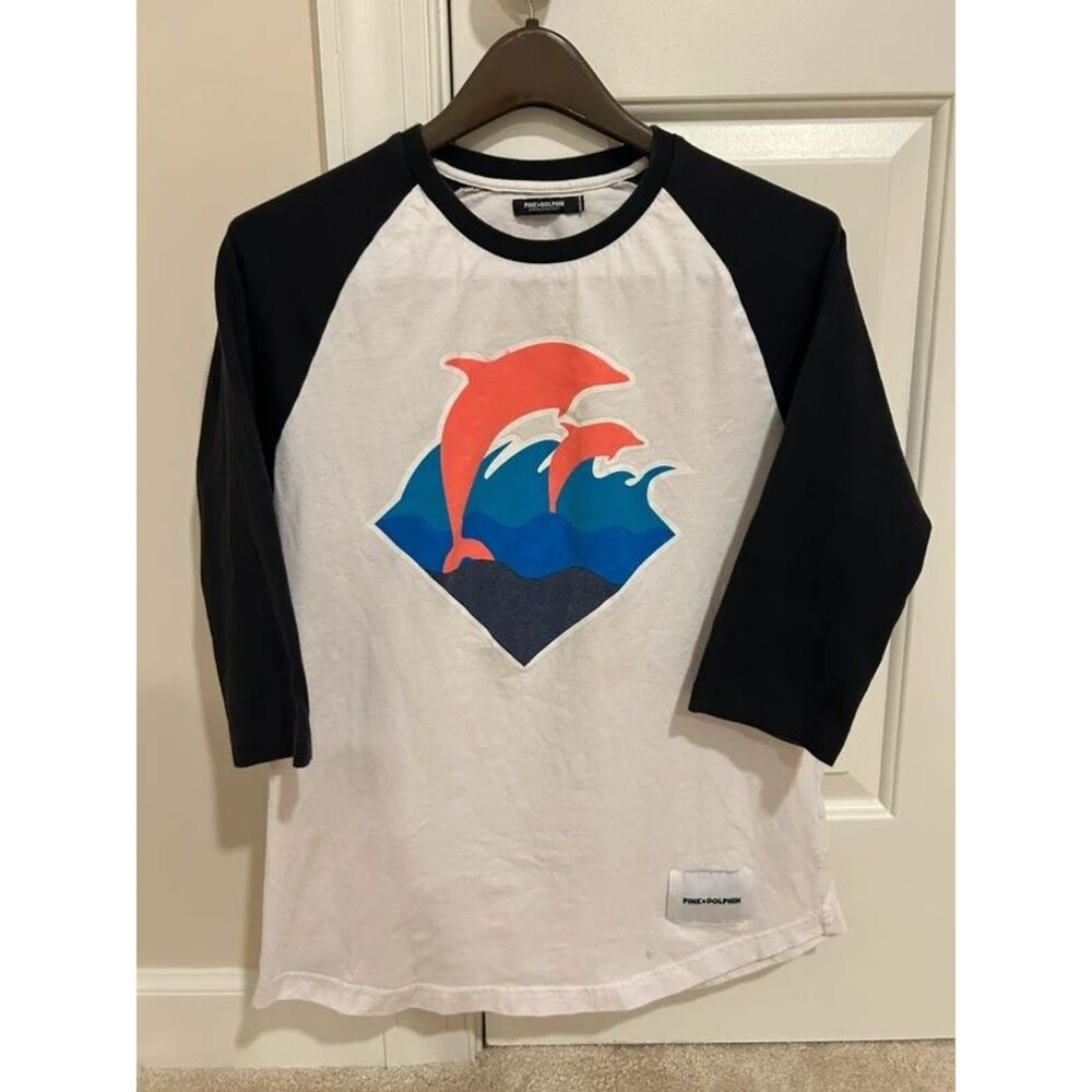 Pink Dolphin baseball shirt
